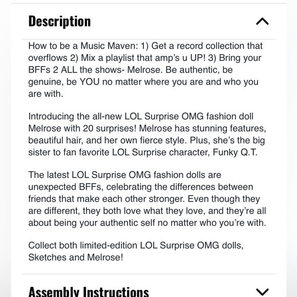 NIB - LOL Surprise! OMG ‘Melrose’ Fashion Doll - Picture 3 of 13